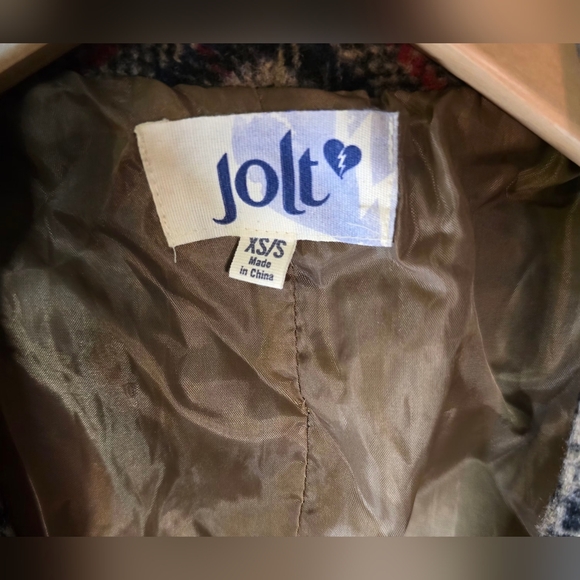 Jolt Plaid Cape Jacket - XS - Small - Picture 2 of 6
